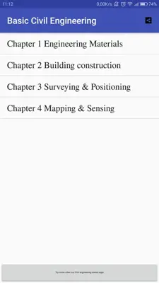 Basic Civil Engineering android App screenshot 0