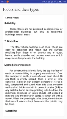 Basic Civil Engineering android App screenshot 2